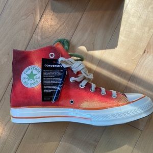 NWB Concepts Converse Hi Orange southern flame sneakers size men 8.5 women 10.5